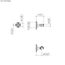 Dornbracht 28050625-26 Brausehalter SERIENSPEZIFISCH