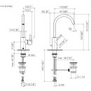 Dornbracht 33500661-27 WT-EHM mit Ablaufgarnitur META