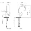 Dornbracht 33521809-42 WT-EHM ohne Ablaufgarnitur VAIA