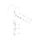 Dornbracht 33534809-42 WT-EHM mit erh&ouml;htem Standfu&szlig; VAIA