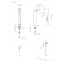 Dornbracht 33537660-27 WT-EHM mit erh&ouml;htem...
