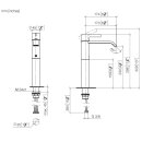 Dornbracht 33537671-27 WT-EHM mit erh&ouml;htem Standfu&szlig; IMO
