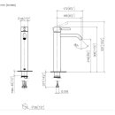 Dornbracht 33539660-99 WT-EHM mit erh&ouml;htem Standfu&szlig; META