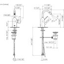 Dornbracht 33600809-42 Bidet-EHM mit Ablaufgarnitur VAIA