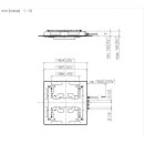 Dornbracht 35750970-00 AQUAHALO UP-Deckeneinbaukasten