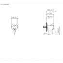 Dornbracht 36046660-08 UP-Einhandbatterie mit Abdeckplatte
