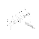 Dornbracht 36060670-33 UP-Einhandbatterie mit Abdeckplatte