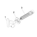 Dornbracht 36210661-26 Distributeur encastr&eacute; trois voies META 36210661