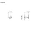 Dornbracht 36210809-42 UP-Dreiwege-Umstellung VAIA 36210809