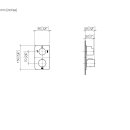 Dornbracht 36426845-99 UP-Therm. m.2-Wege-Mengenreg. LISSE