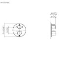Dornbracht 36426970-26 UP-Therm. m.2-Wege-Mengenreg.