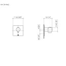 Dornbracht 36503985-27 xTOOL UP-Therm. SERIENSPEZIFISCH