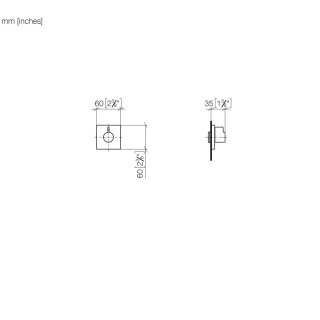 Dornbracht 36607985-27 Unterputzvent. SYMETRICS 36607985
