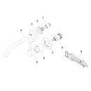 Dornbracht 36861660-26 Waschtisch-Wand-Einhandbatterie ohne