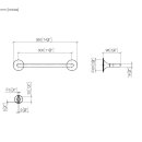 Dornbracht 83030809-42 Wannengriff VAIA 83030809 Bronze