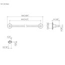 Dornbracht 83080892-27 Badetuchhalter TARA 83080892 Light