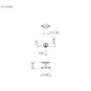 Dornbracht 83256979-27 Haken, 2-teilig SERIENSPEZIFISCH