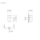 Dornbracht 83400979-26 Glashalter, Wandmodell SERIENNEUTRAL