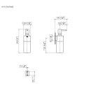 Dornbracht 83435970-26 Spender, Wandmodell SERIENNEUTRAL