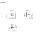 Dornbracht 83500809-42 Papierrollenhalter ohne Deckel VAIA