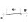 DURAVIT 0022890000 Univ. WC-Sitz Eckig Tief 448mm &Uuml;lap.