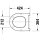 DURAVIT 0023290000 Univ.WC-Sitz D-shaped Tief 421mm &Uuml;lap