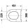 DURAVIT 0023390000 Univ.WC-Sitz D-shaped Tief 451mm &Uuml;lap
