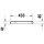 DURAVIT 0023890000 Univ. WC-Sitz Eckig Tief 448mm &Uuml;blap.