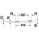 DURAVIT 0024190000 Univ.WC-Sitz D-shaped comp 432mm &Uuml;lap