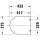 DURAVIT 0024190000 Univ.WC-Sitz D-shaped comp 432mm &Uuml;lap