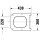 DURAVIT 0024290000 Univ. WC-Sitz Eckig Tief 434mm &Uuml;lap.
