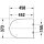 DURAVIT 0024490000 Univ.WC-Sitz D-shaped Tief 457mm &Uuml;lap
