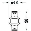 DURAVIT 0099224600 D-Code HTH, Arme 2, Schwenkbar