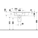 DURAVIT 23458300601 MWT ME by Starck 830mm, Wei&szlig;...