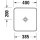 DURAVIT 266001FH00 Sivida ASB carr&eacute; 400 mm, DuroCast Plus