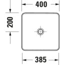 DURAVIT 266001FI00 Sivida ASB eckig 400mm,DuroCast Plus