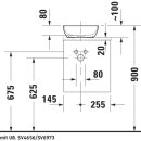 DURAVIT 2660023200 Sivida ASB rund 300mm,DuroCast Plus