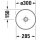 DURAVIT 266002FG00 Sivida ASB rund 300mm,DuroCast Plus