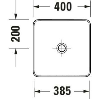 DURAVIT 268018FI00 Sivida SET,ASB q.400 B.Auß,Dunkelg.M.