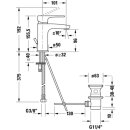 DURAVIT B11013001010 B1 Einhebel.WT-Mischer S Freshstart