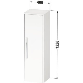 DURAVIT DC1338L10220000 D-Code HHS,Tür.1,Türa.L,Glasf.2,Hfb 1