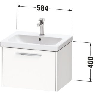 DURAVIT DC4665010HH0000 D-Code WTU Wandh. Auszug 1,