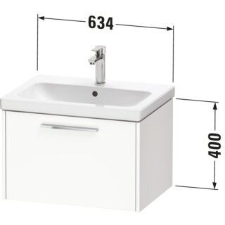 DURAVIT DC46660BDHH0000 D-Code WTU Wandh. Auszug 1,