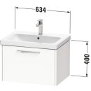 DURAVIT DC46660BDHH0000 D-Code WTU Wandh. Auszug 1,