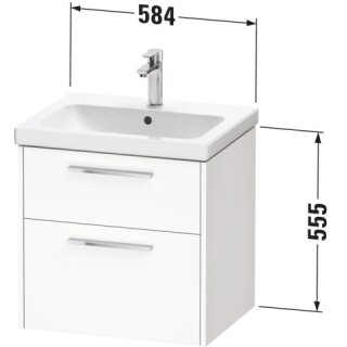 DURAVIT DC46700BD430000 D-Code WTU Wandh. Schubk. 2,