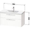 DURAVIT DC46730BD490000 D-Code WTU Wandh. Schubk. 2,