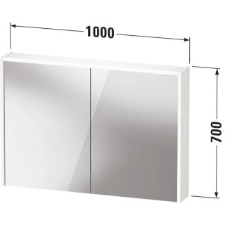 DURAVIT DC7107022222000 D-Code SPS m.LED Bel., Türen 2,