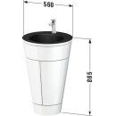 DURAVIT S19514O70580010 Starck 1,c-bonded Set Bds,Graph.Sdm,