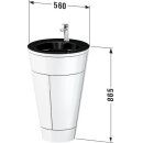 DURAVIT S19515OBD400010 Starck 1,c-bonded Set Bds,Schwarz Hgl