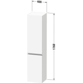 DURAVIT SV1370R10HH0000 Sivida HS 400x1770x374mm, Tür 2 R